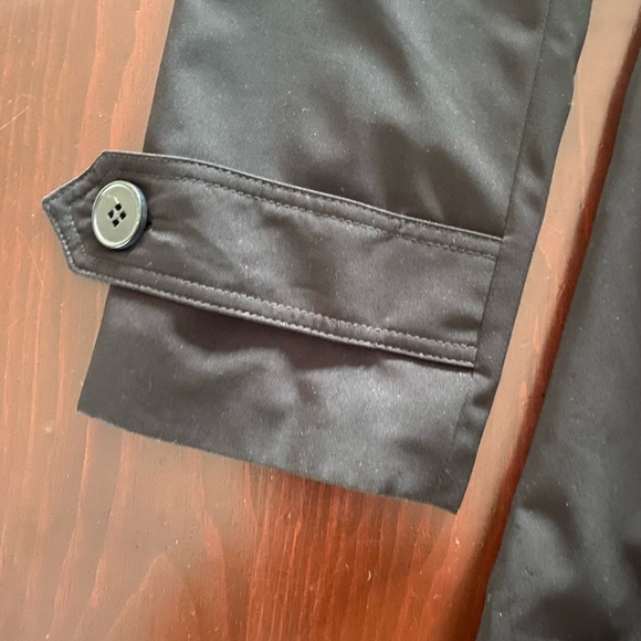 London Fog Black Trench Coat Women’s Size Small - Picture 9 of 11